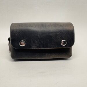 Unbranded Leather Belt Pouch Unisex OS Brown Distressed Biker Utility Pouch EDC